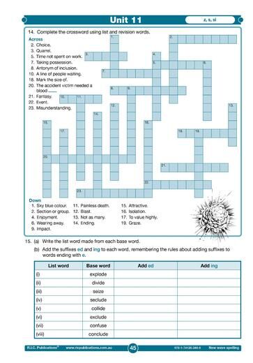 New Wave Spelling – A phonics–based approach Book G – Ages 11–12 (Revised Edition)