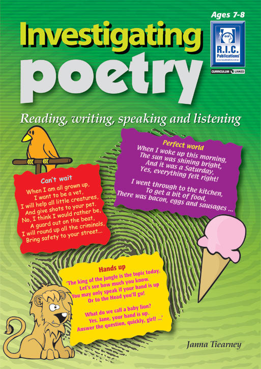 Investigating Poetry - Ages 7-8