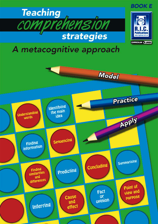 Teaching Comprehension Strategies - Book E: Ages 9-10