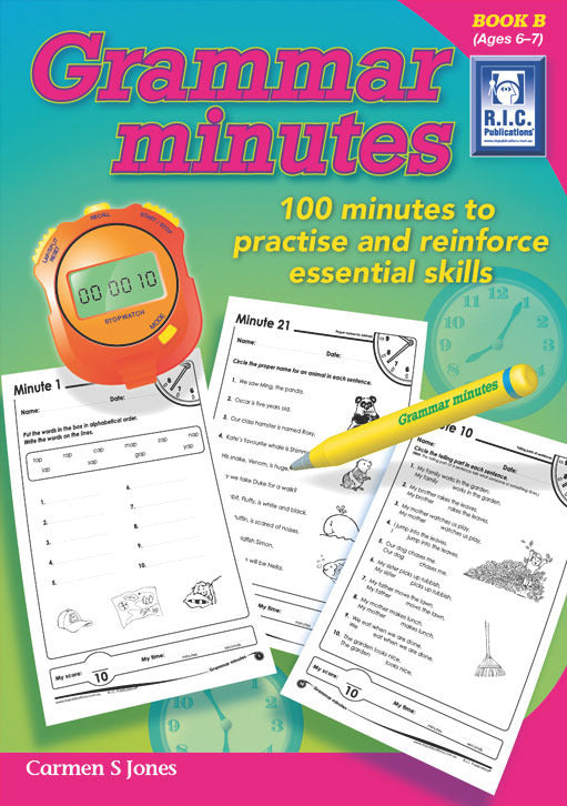 Grammar Minutes - Book B: Ages 6-7