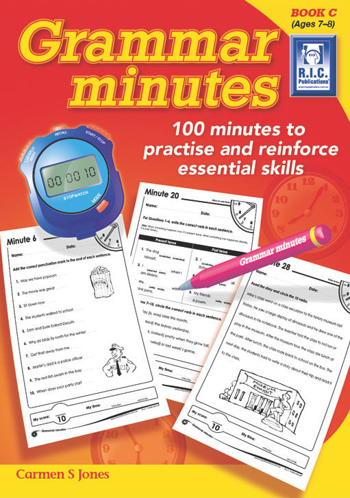 Grammar Minutes - Book C: Ages 7-8