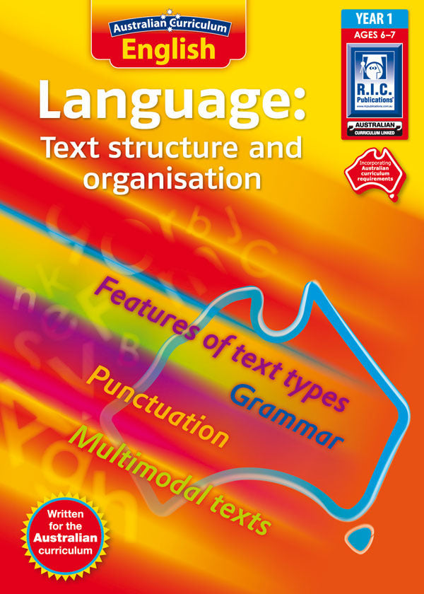Australian Curriculum English - Language: Year 1