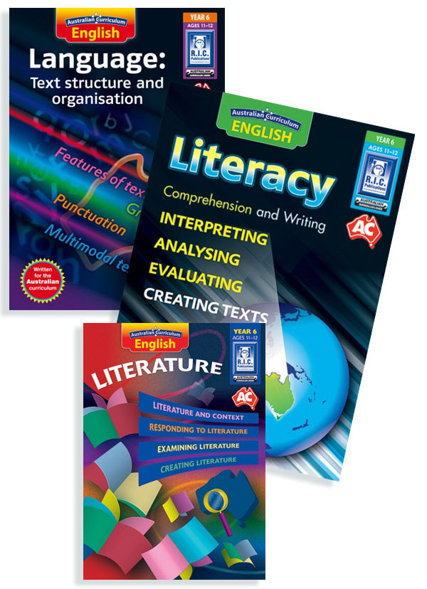 Australian Curriculum English BLM Bundle - Year 6