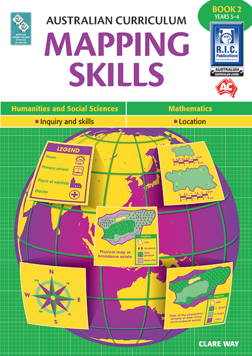 Australian Curriculum - Mapping Skills: Book 2 (Years 3-4)