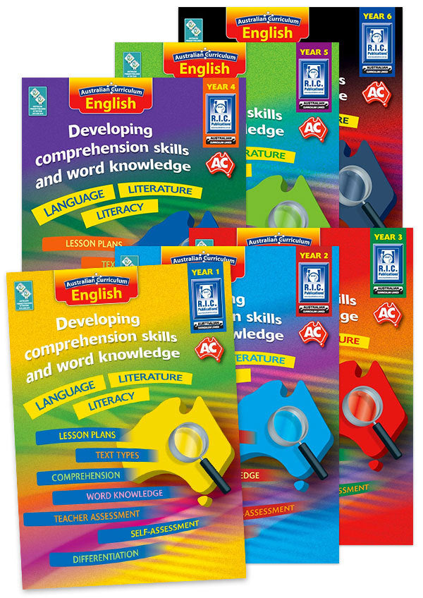 Australian Curriculum English - Developing Comprehension Skills and Word Knowledge: Book Pack
