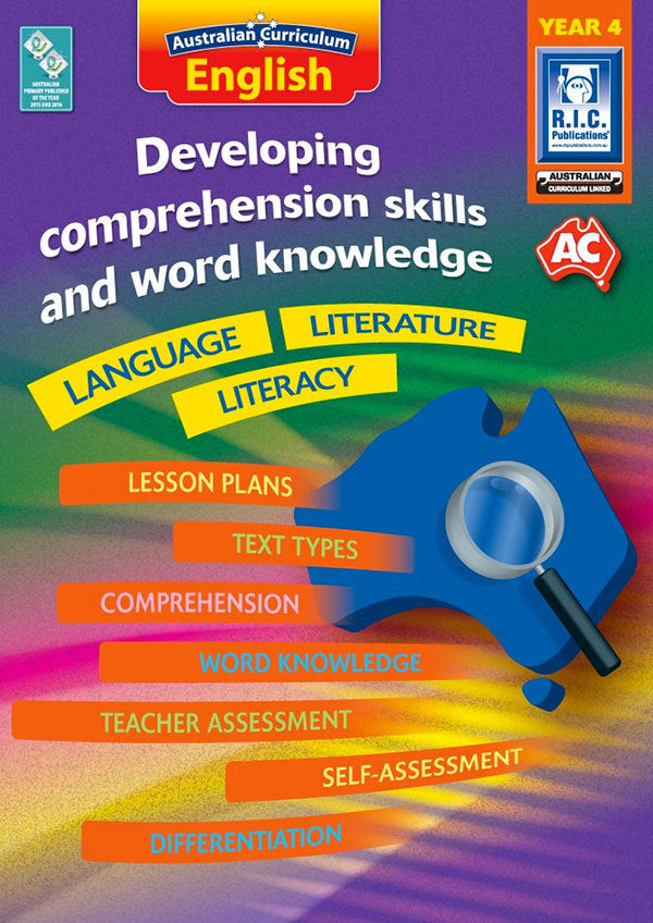 Australian Curriculum English - Developing Comprehension Skills and Word Knowledge: Year 4