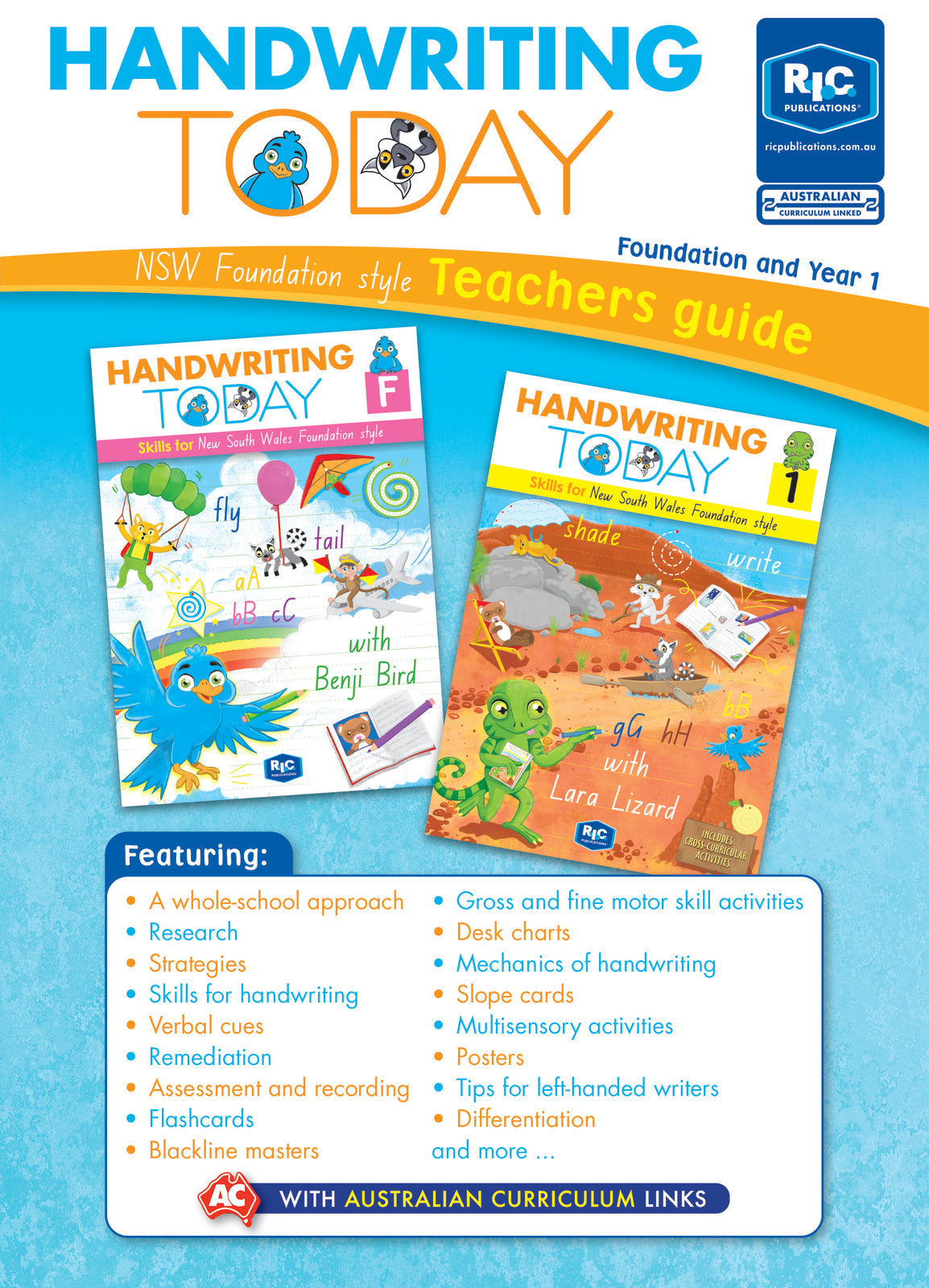 Handwriting Today (NSW Foundation Font) - Teacher Guide: Foundation & Year 1