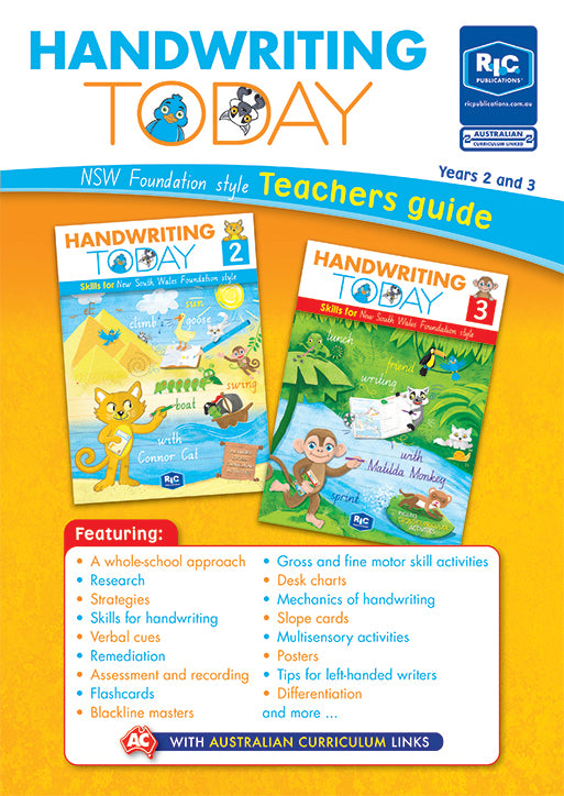 Handwriting Today (NSW Foundation Font) - Teacher Guide: Years 2 & 3