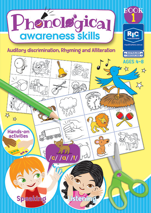 Phonological Awareness Skills - Book 1