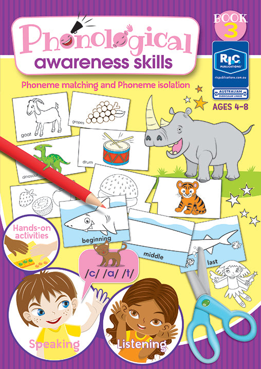 Phonological Awareness Skills - Book 3