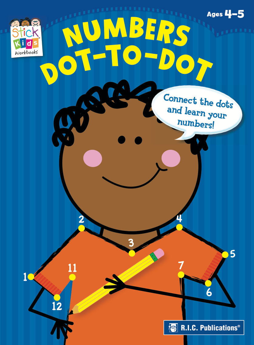 Stick Kids Maths - Ages 4-5: Numbers Dot-to-Dot