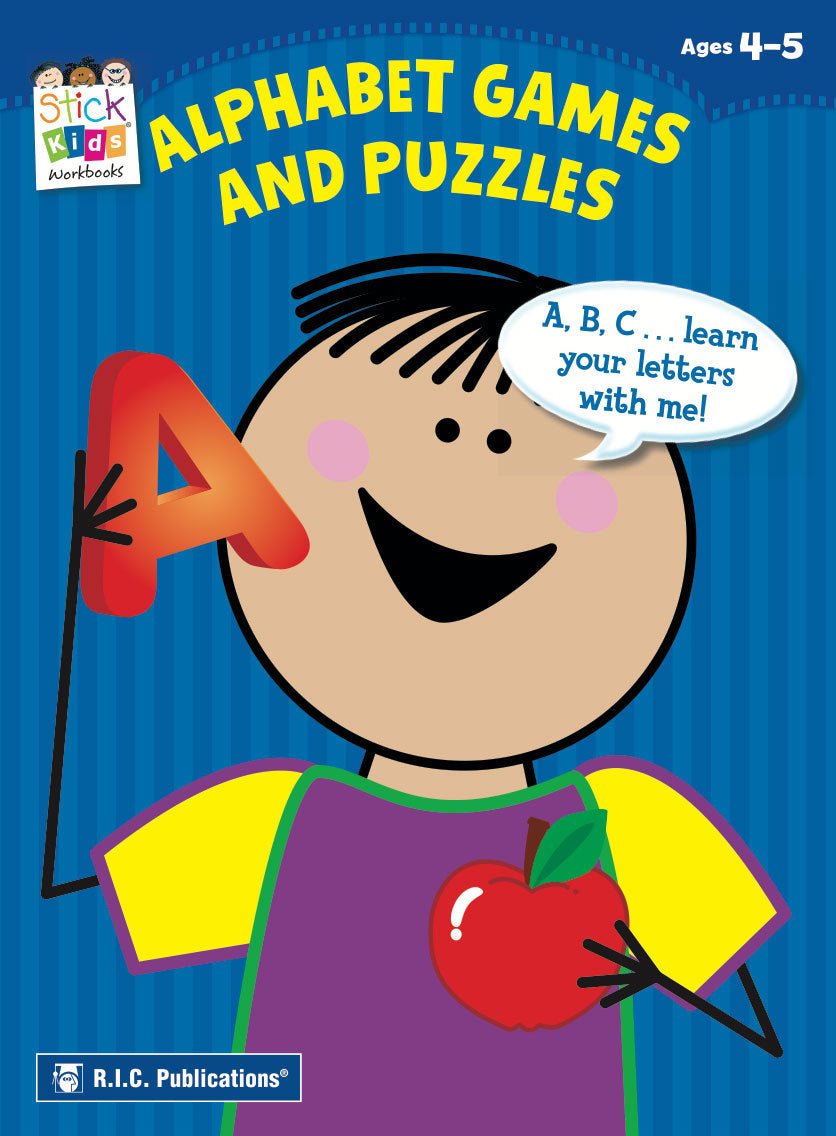 Stick Kids English - Ages 4-5: Alphabet Games and Puzzles