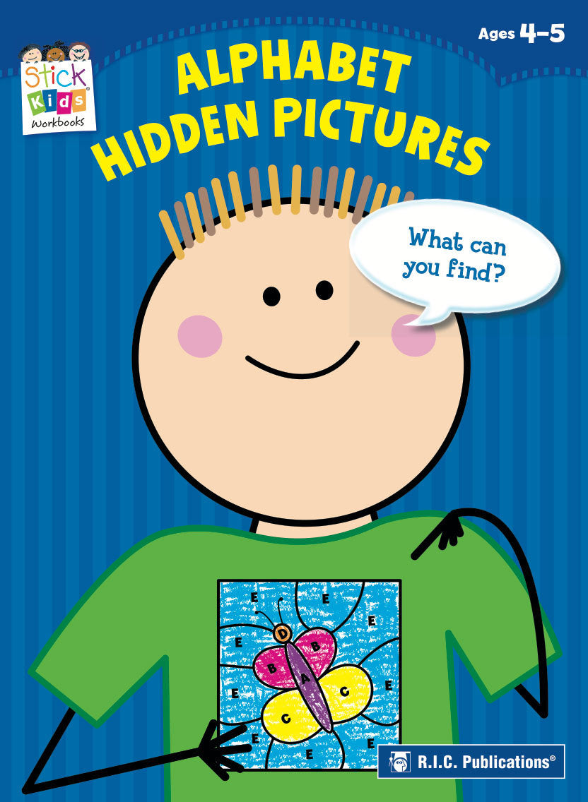 Stick Kids English - Ages 4-5: Alphabet Hidden Pictures