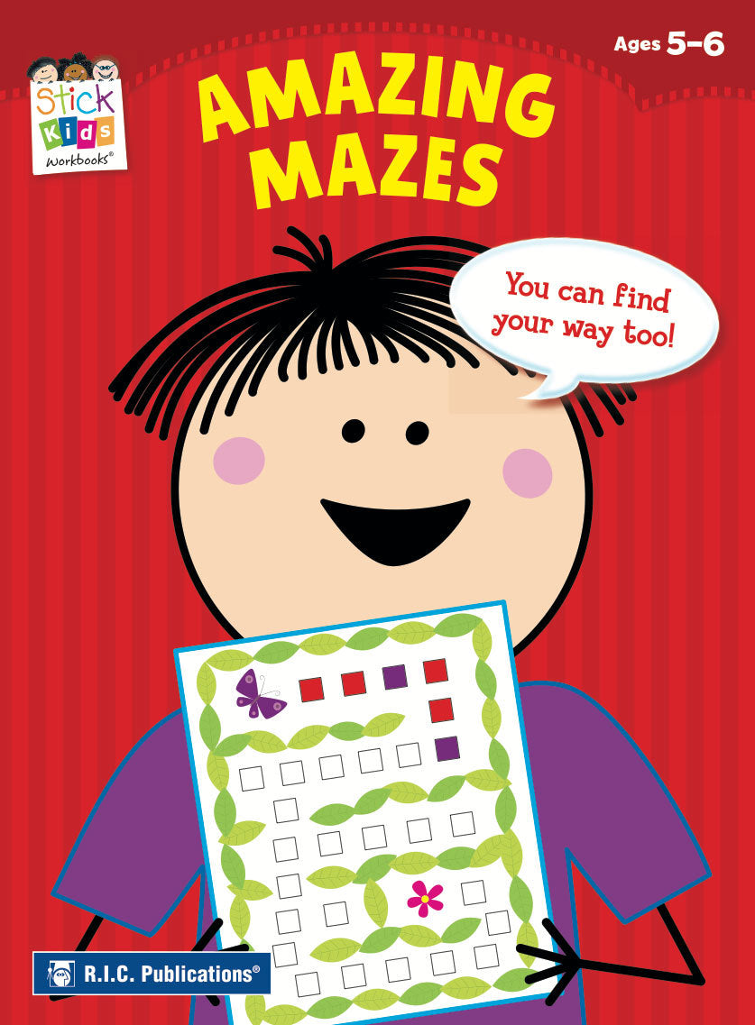 Stick Kids English - Ages 5-6: Amazing Mazes