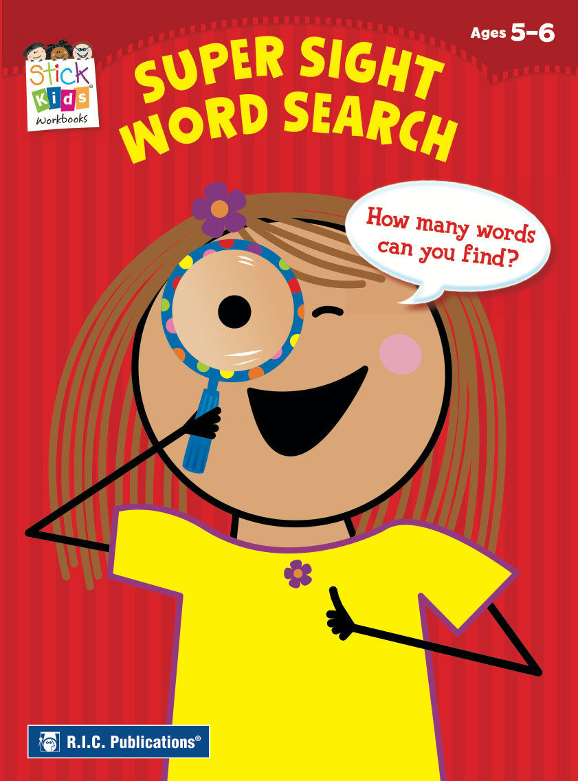 Stick Kids English - Ages 5-6: Super Sight Word Search