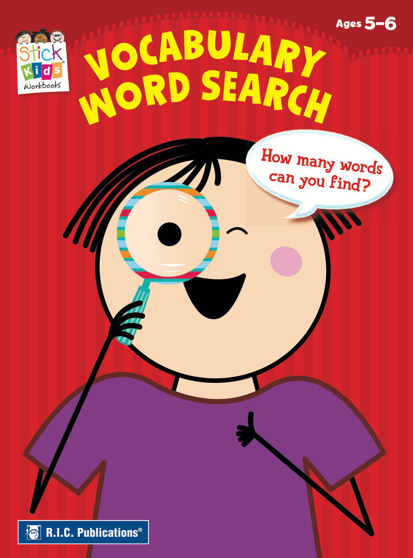 Stick Kids English - Ages 5-6: Vocabulary Word Search
