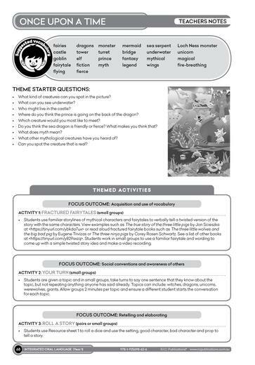 Integrated Oral Language - Year 1