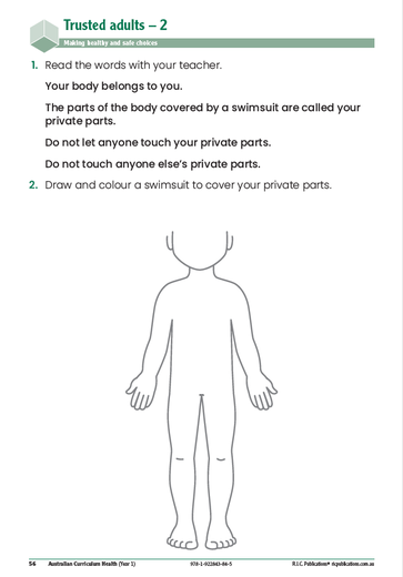 Australian Curriculum Health - Year 1 (Revised Edition)