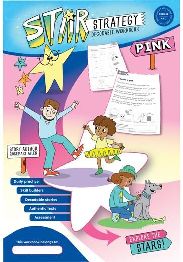 Star Strategy Decodable Workbook (Pink)