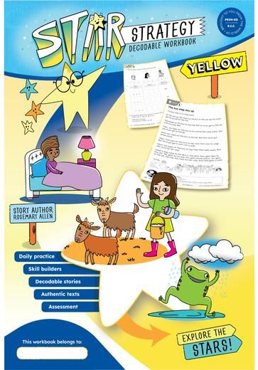Star Strategy Decodable Workbook (Yellow)