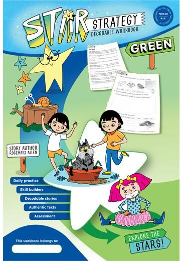 Star Strategy Decodable Workbook (Green)
