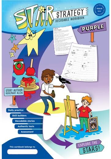 Star Strategy Decodable Workbook (Purple)