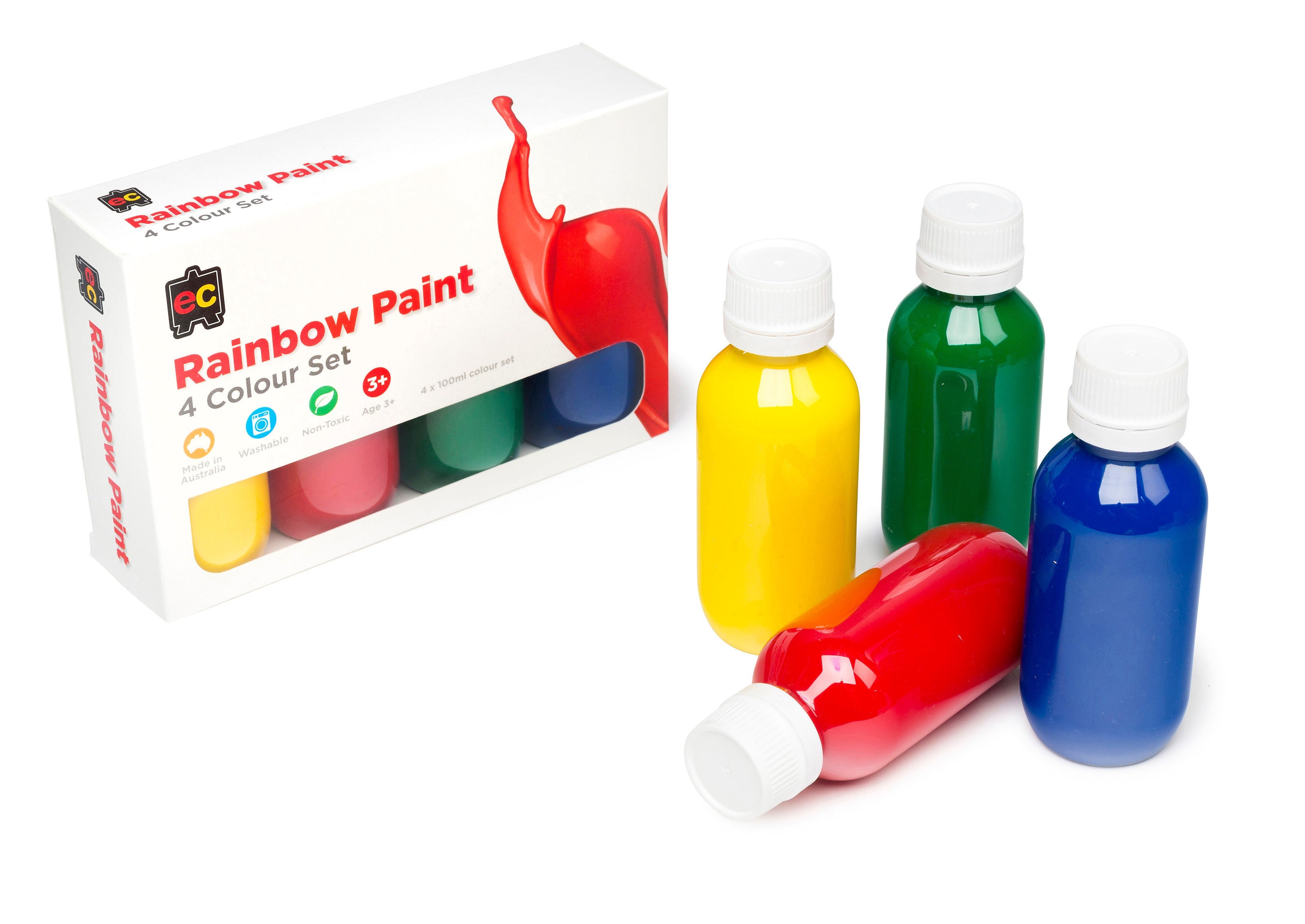 Rainbow Paint 100ml - Set of 4