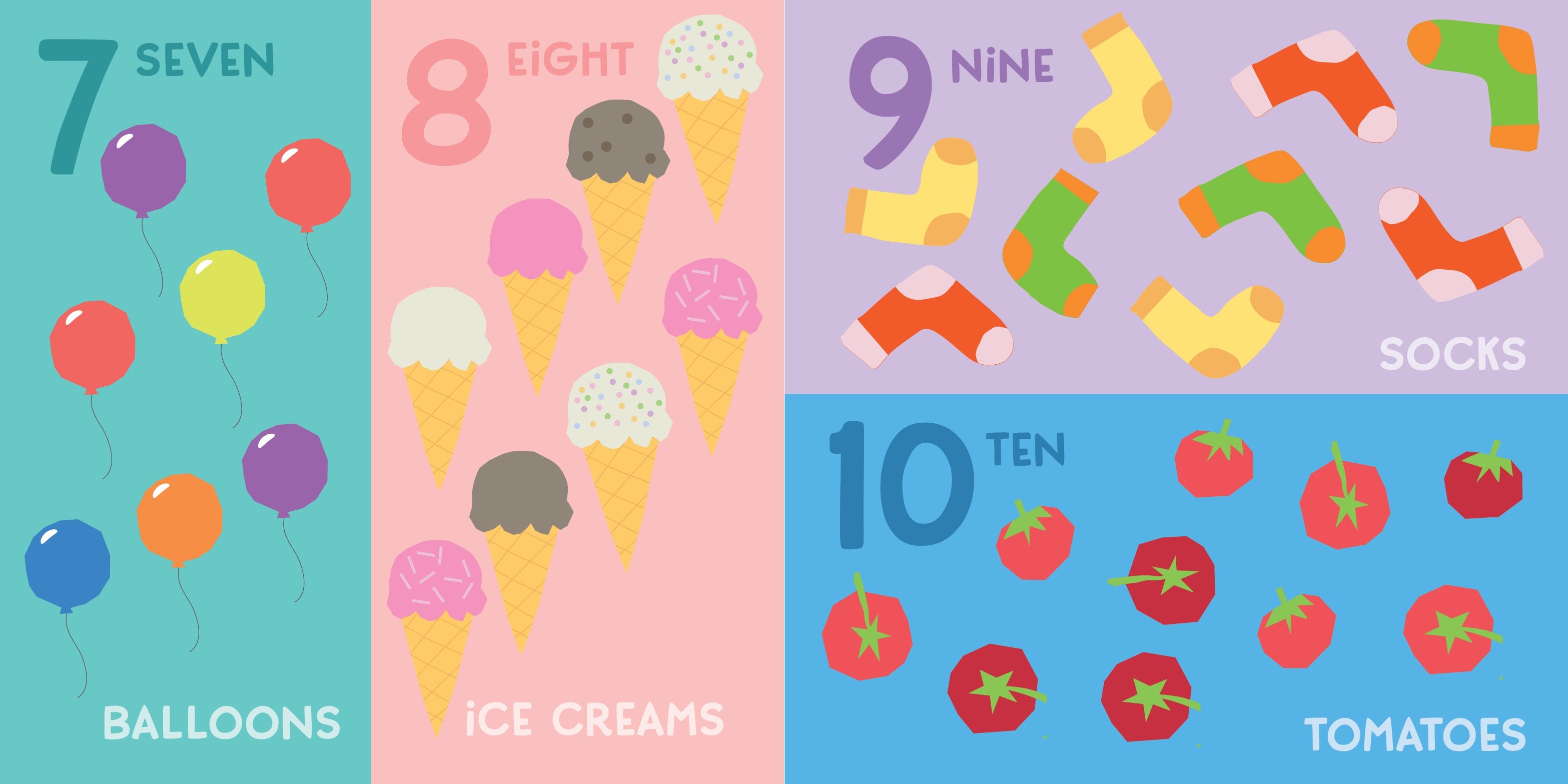 Padded Learning Book - My First Book of Numbers — inside page 2