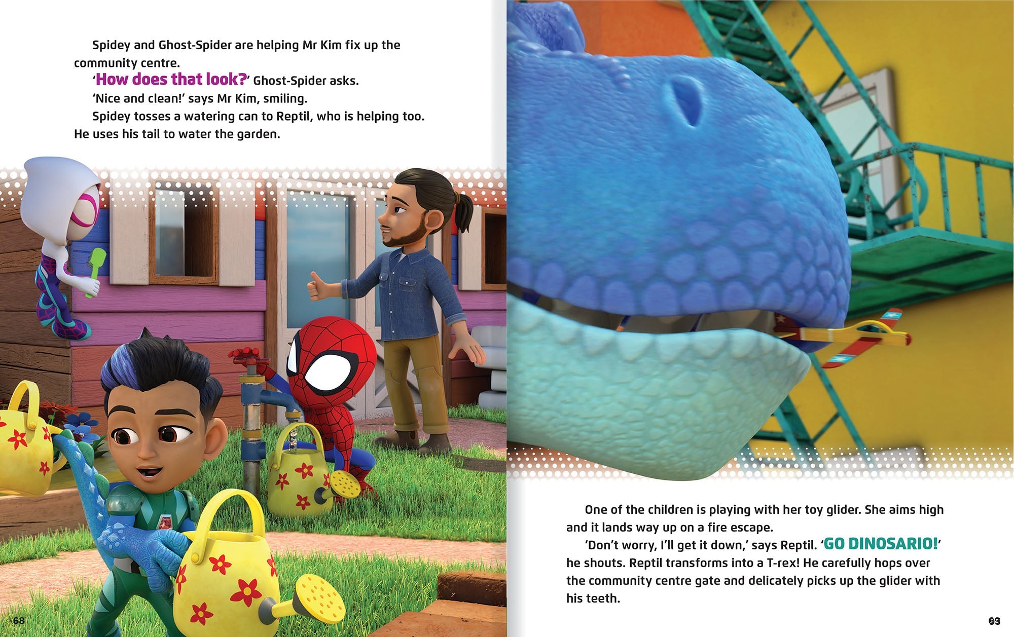 Spidey and His Amazing Friends - Treasury of Stories Vol. 4 - Sensational Stories — inside page 4