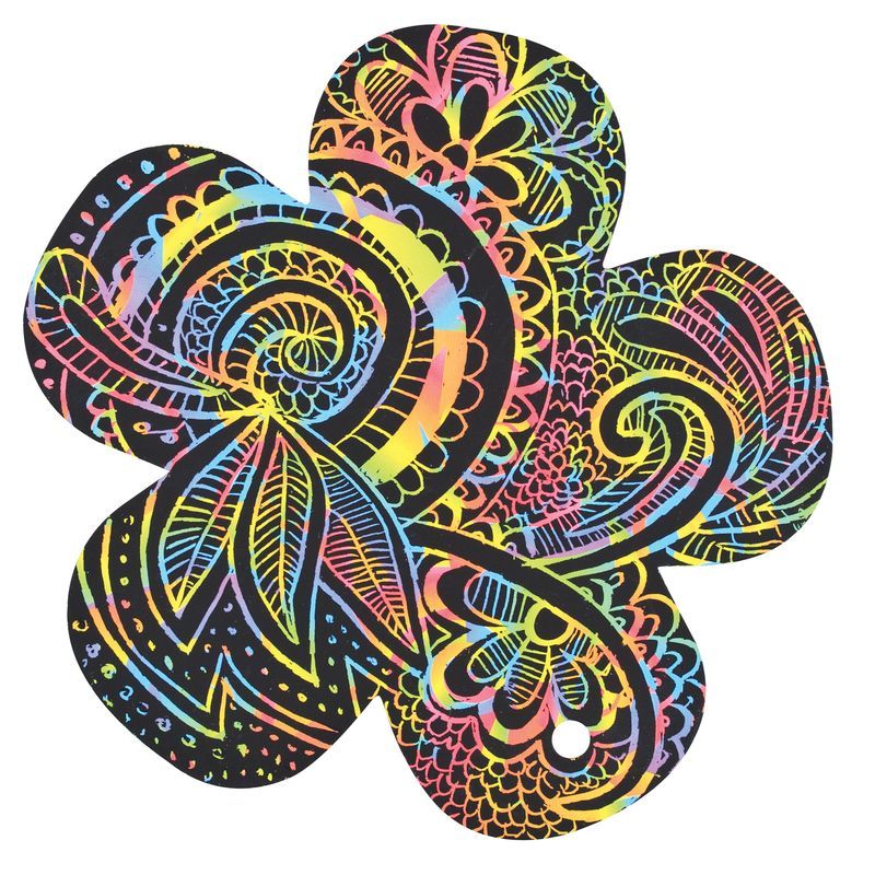 Scratch Flowers - Pack of 12