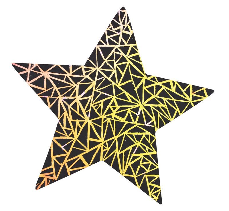 Scratch Christmas Shapes - Pack of 30