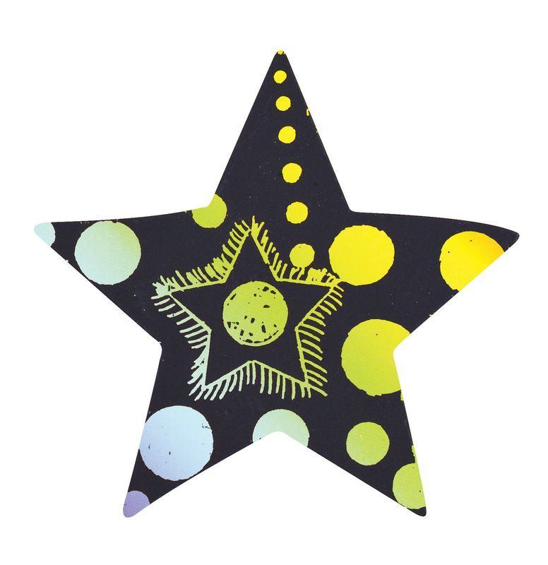 Scratch Christmas Shapes - Pack of 30
