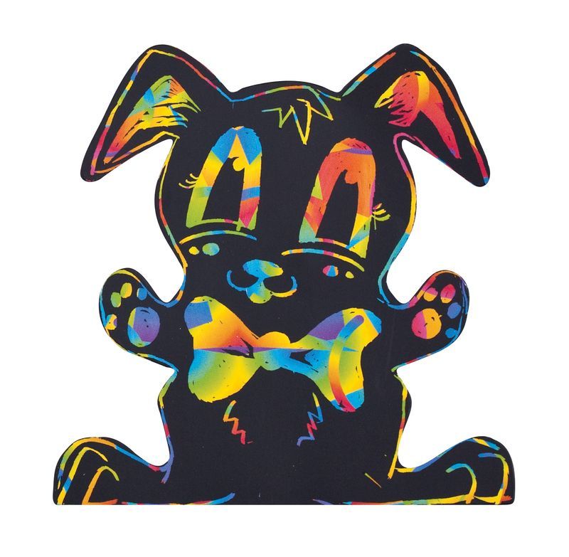 Scratch Easter Shapes - Pack of 30
