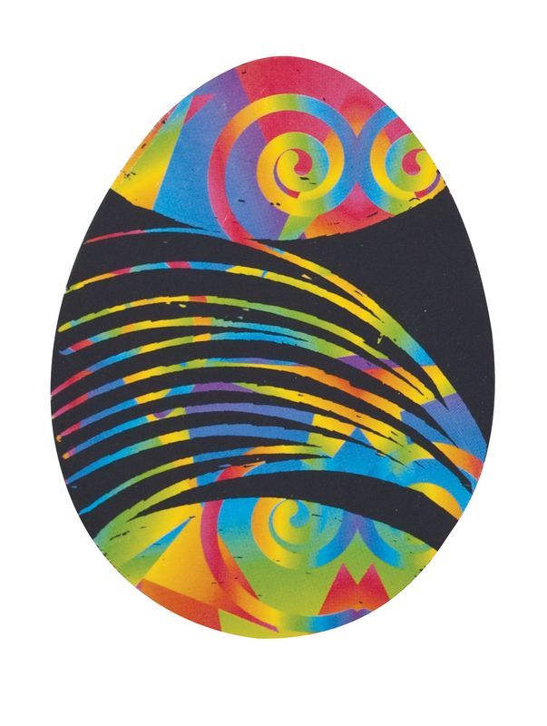 Scratch Easter Shapes - Pack of 30