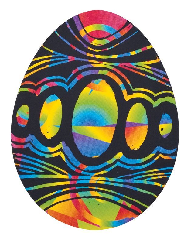 Scratch Easter Shapes - Pack of 30