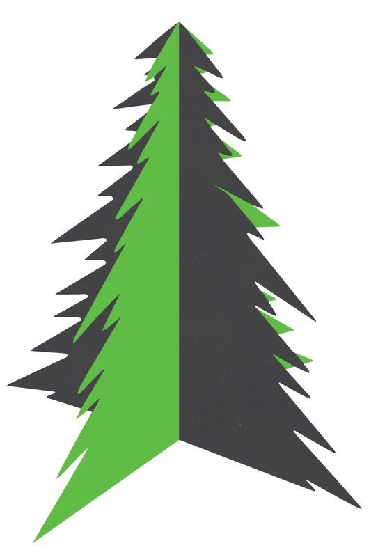 Scratch Christmas Trees - Pack of 20