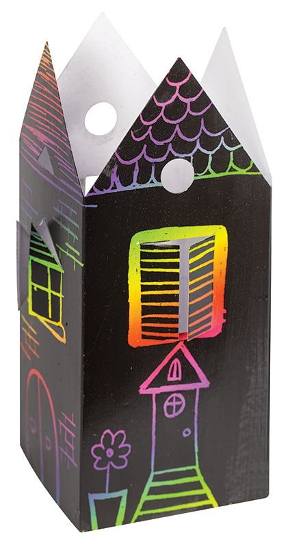 Scratch 3D Houses - Pack of 10