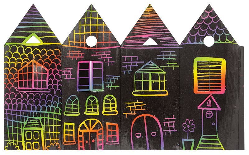 Scratch 3D Houses - Pack of 10
