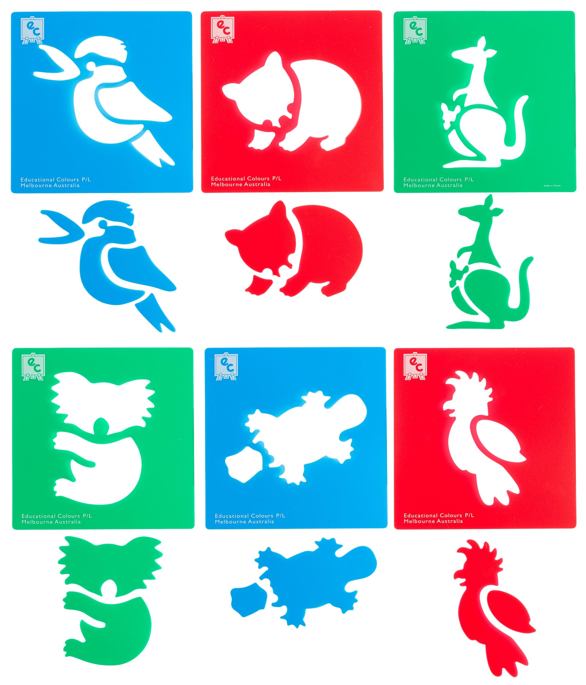 Australian Animals Stencil Series #1