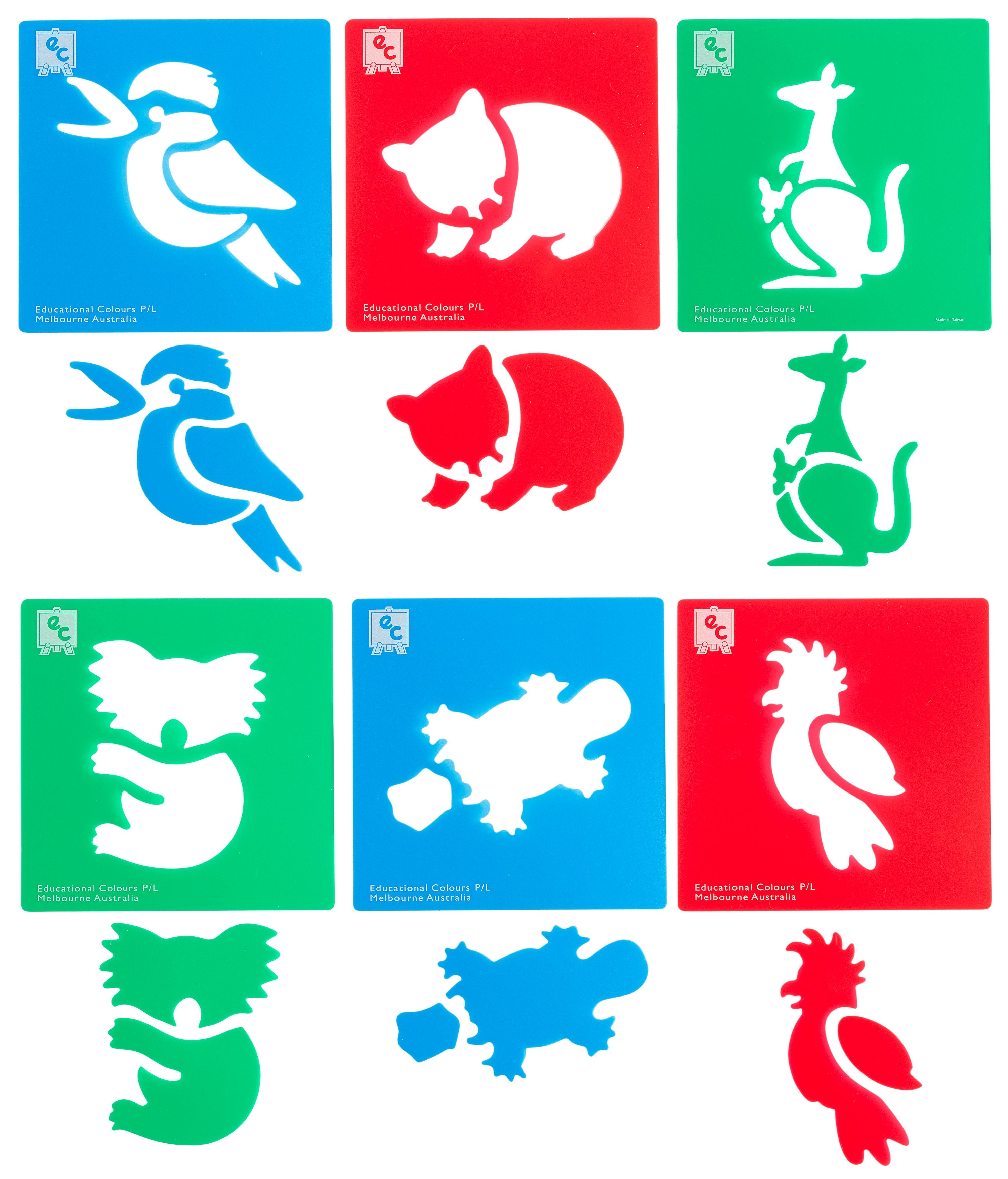Australian Animals Stencil Series #1