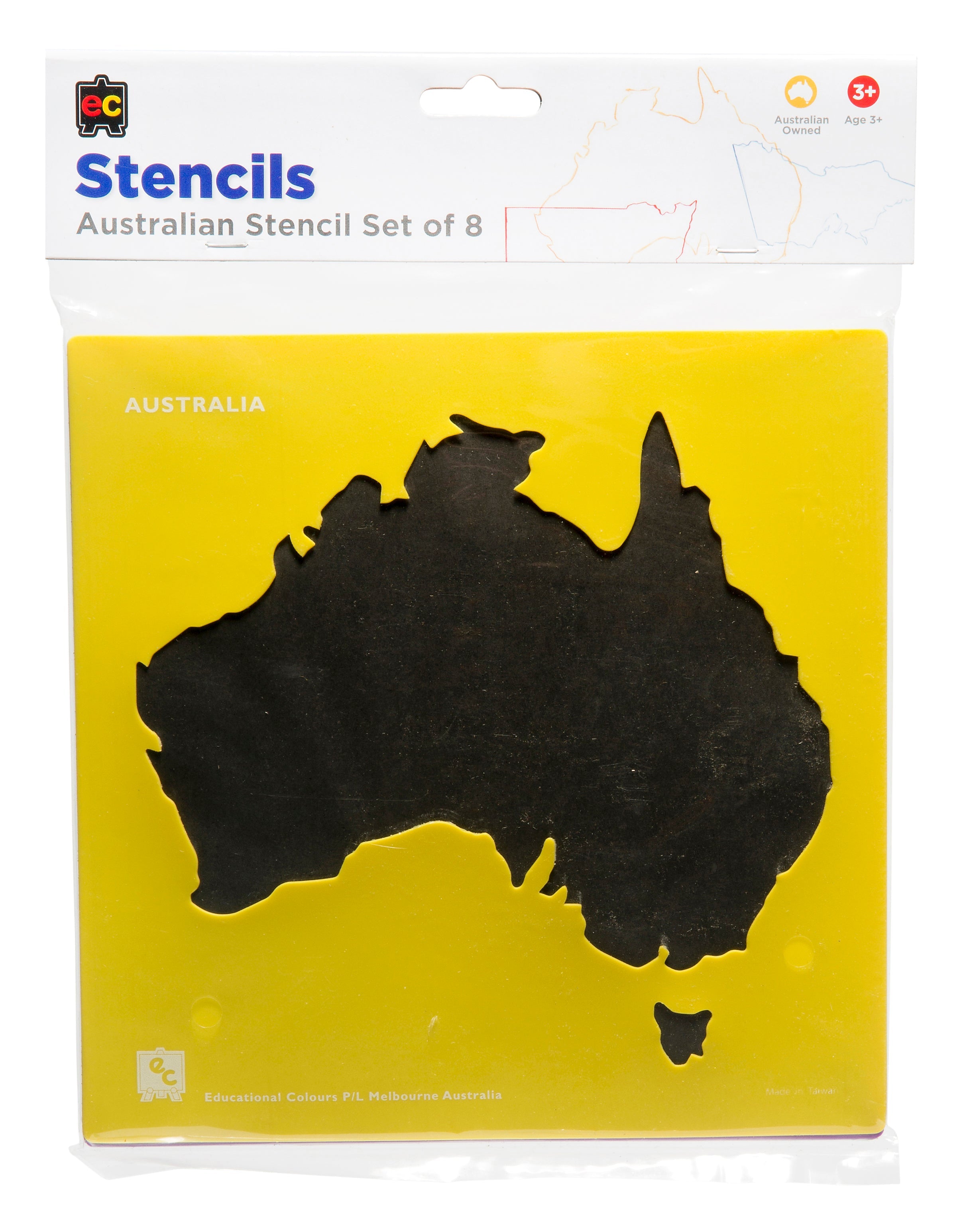 Stencil: Australia and State Maps