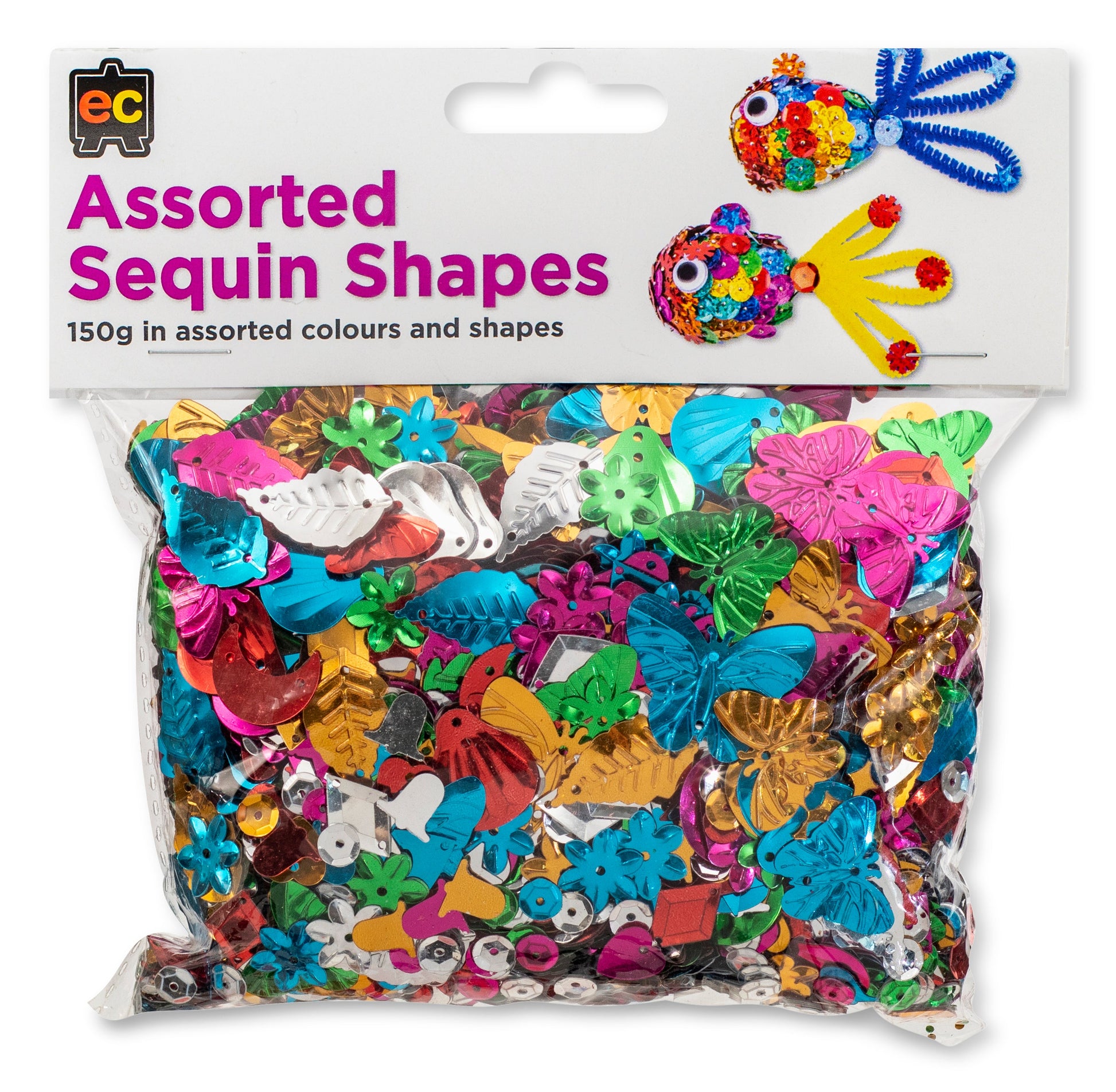Sequins - Shapes (150g)