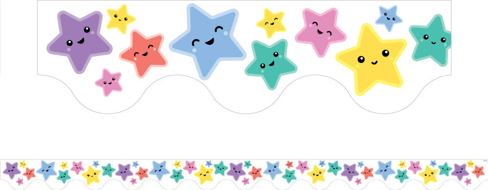 Stars - Scalloped Border