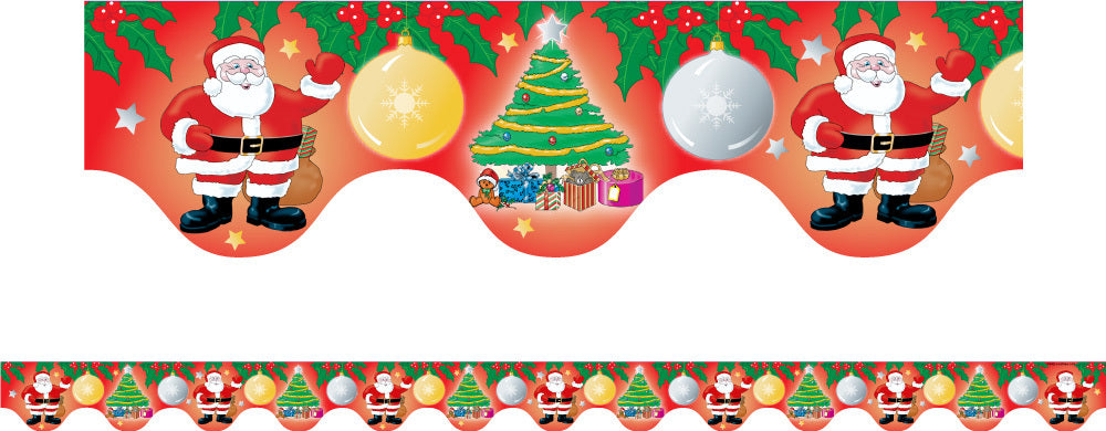 Christmas Scalloped Border