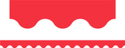 Primary Colours (Red) - Scalloped Border (Pack of 12)