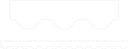 Blank Card Scalloped Border