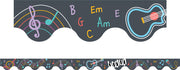 Music - Scalloped Borders (Pack of 12)