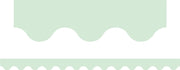 Pastel Green - Scalloped Border (Pack of 12)