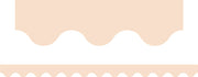 Pastel Beige - Scalloped Border (Pack of 12)