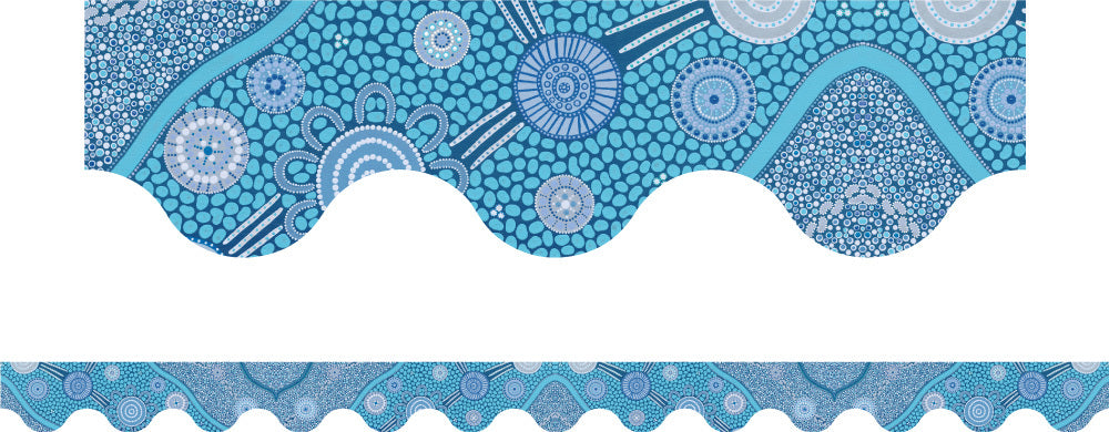 Wonderlands: Sea - Scalloped Borders (Pack of 12)